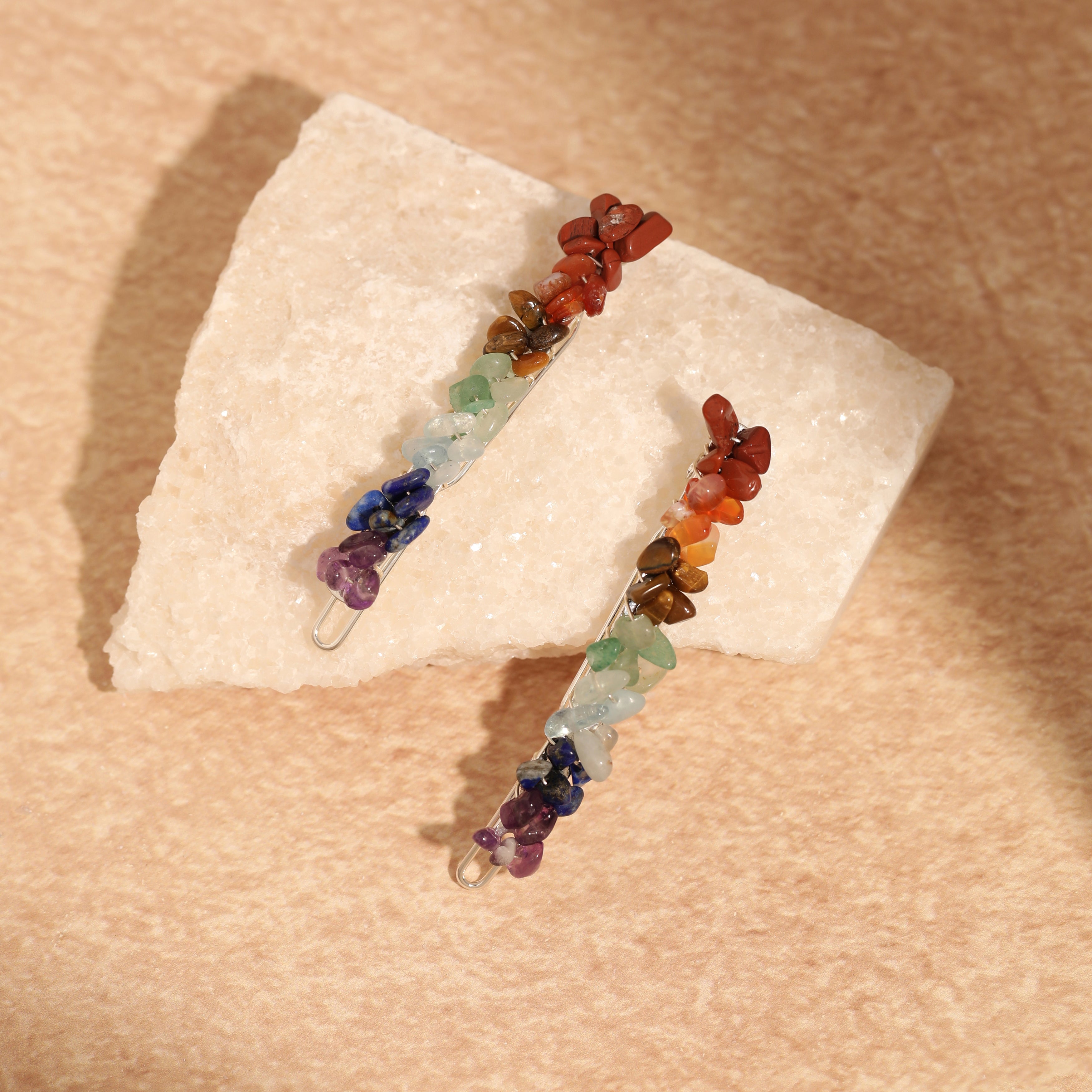 Seven Chakra Hair Clip