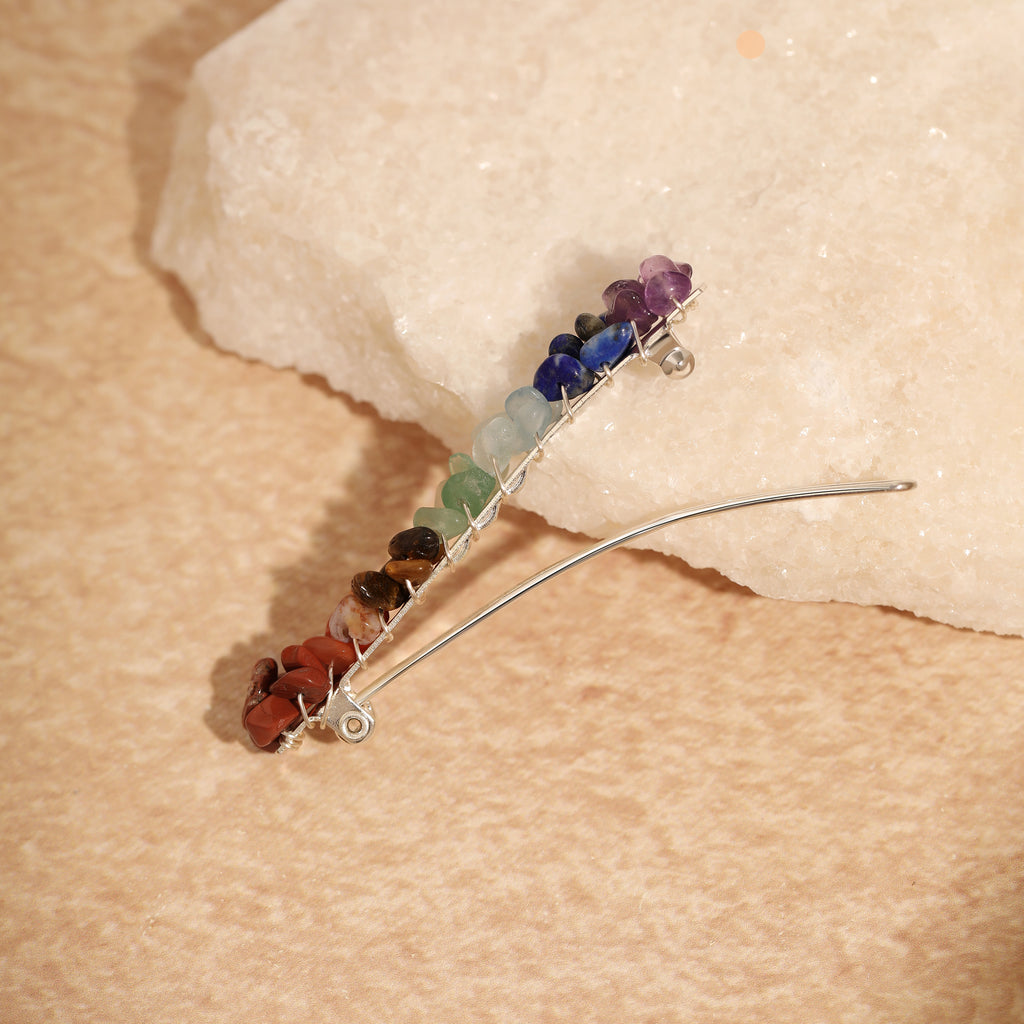 Seven Chakra Hair Clip