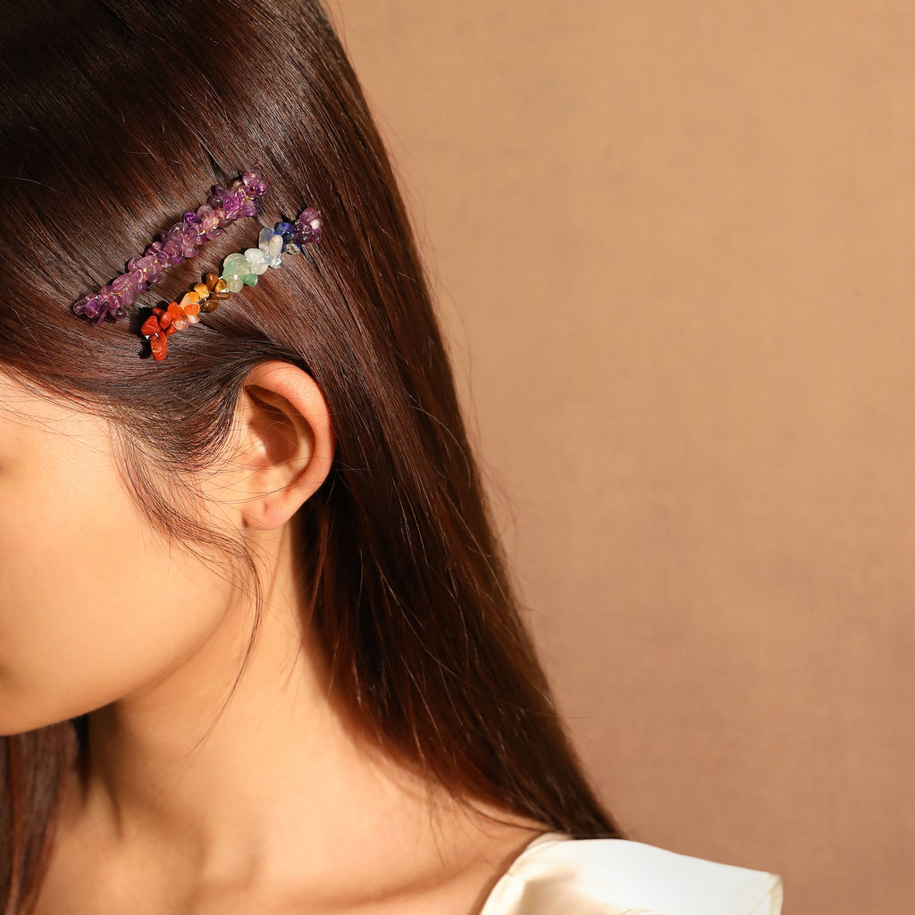 Seven Chakra Hair Clip