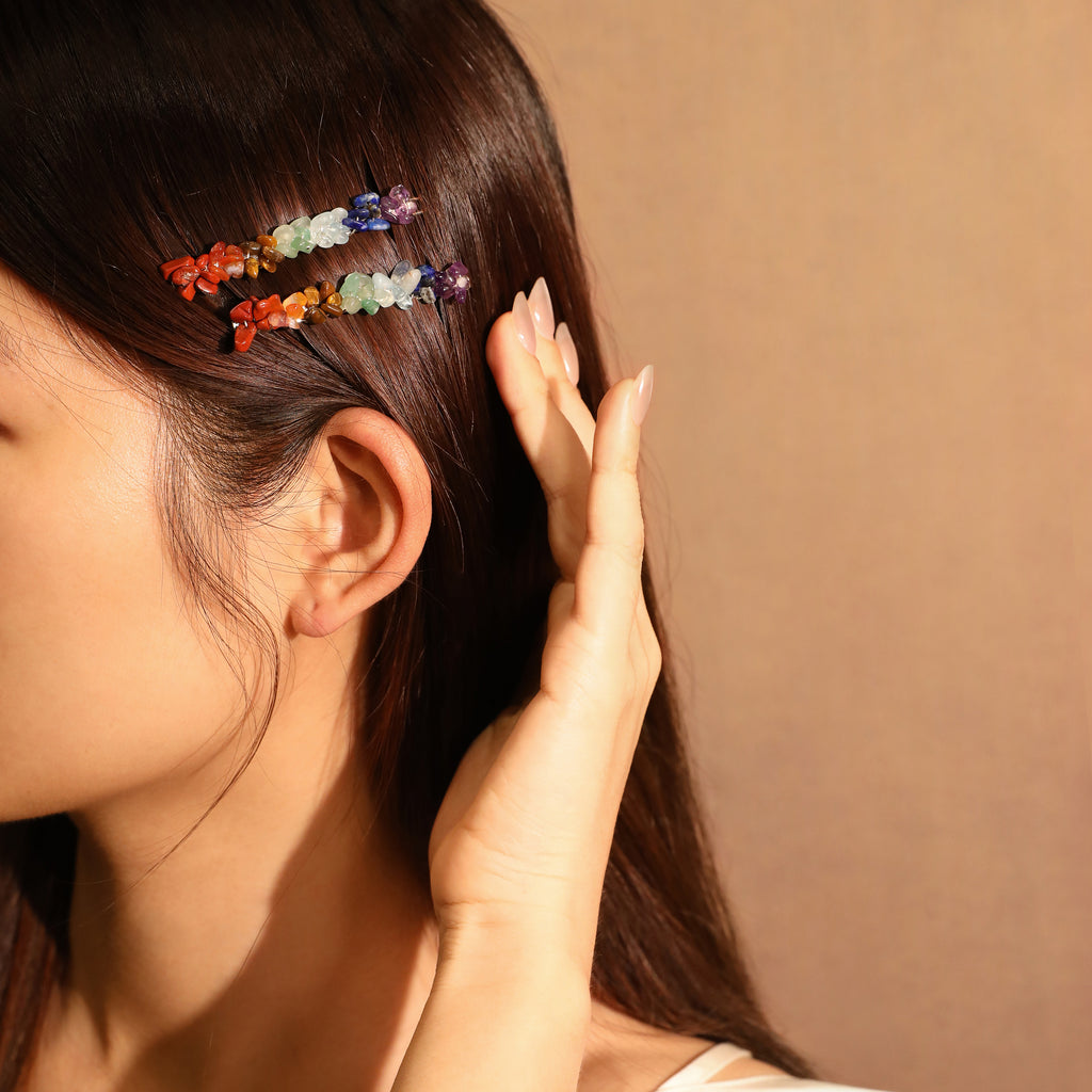 Seven Chakra Hair Clip