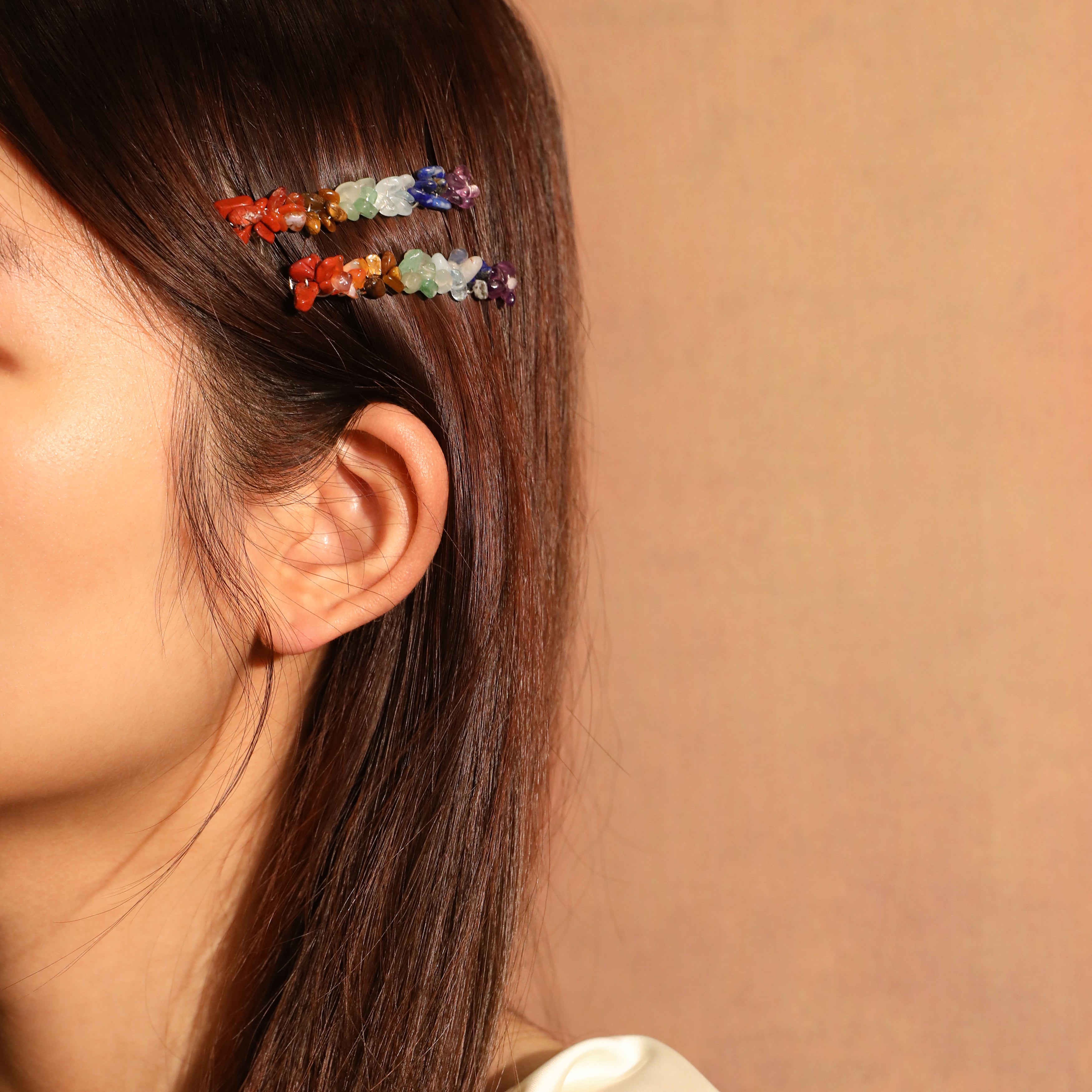 Seven Chakra Hair Clip