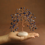 White Jade Base Crystal Tree