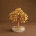 Elegant Jade Base Crystal Tree