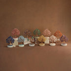 Elegant Jade Base Crystal Tree
