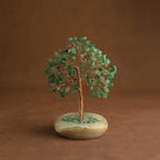 Elegant Jade Base Crystal Tree