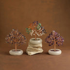 Elegant Jade Base Crystal Tree