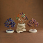 Elegant Jade Base Crystal Tree