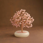 Elegant Jade Base Crystal Tree