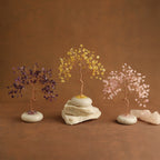 White Jade Base Crystal Tree