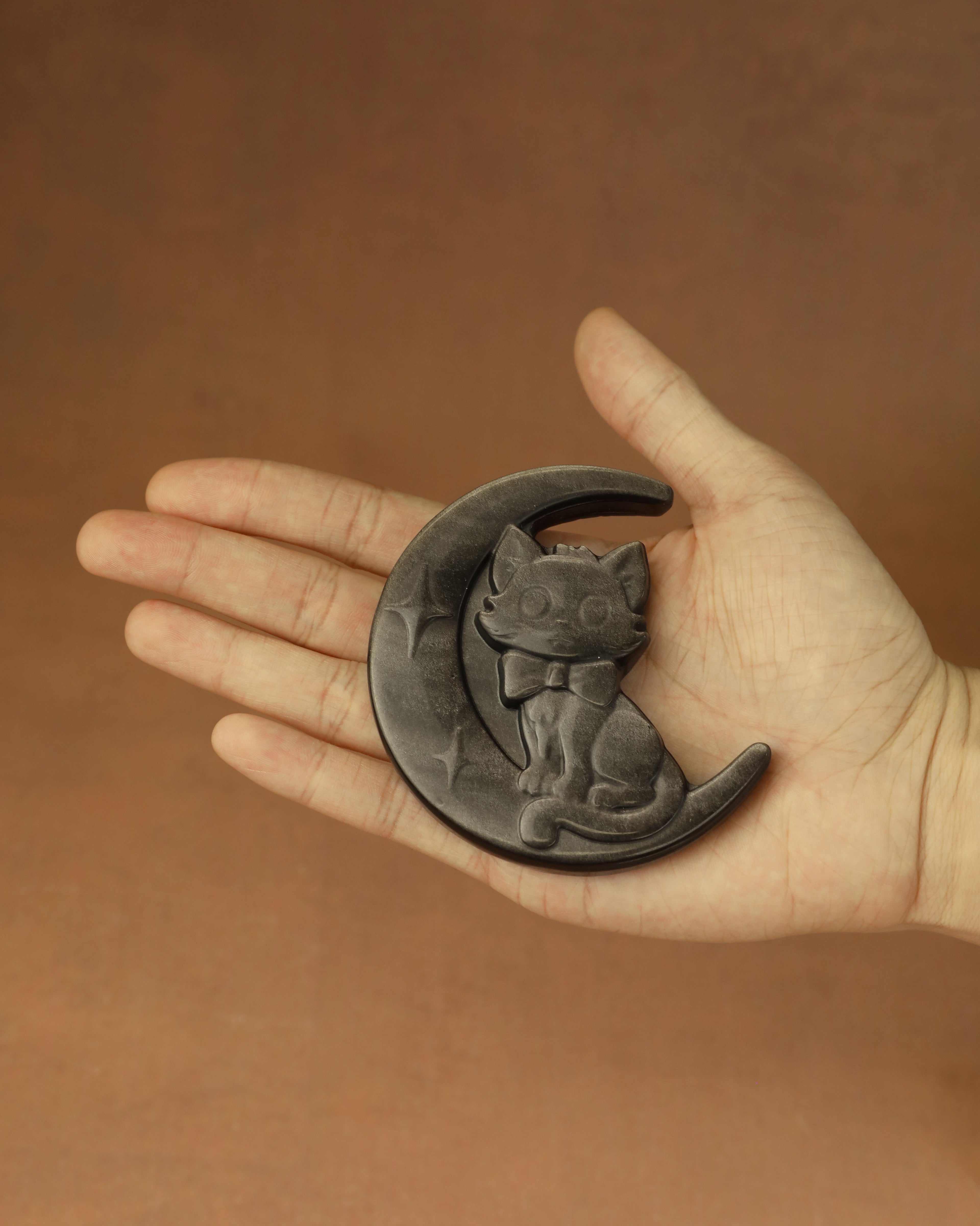 Moon Animal Decorative Metal Ornament