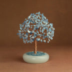 Elegant Jade Base Crystal Tree