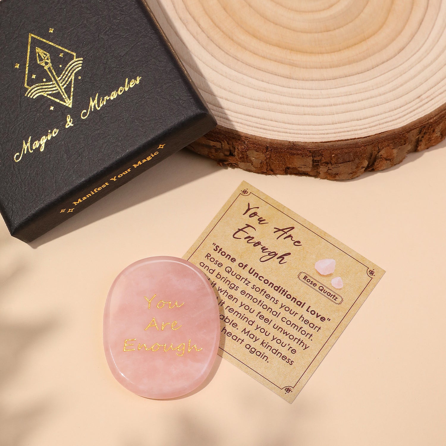 You are Enough Pocket Crystal Stone