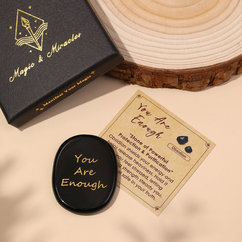 You are Enough Pocket Crystal Stone