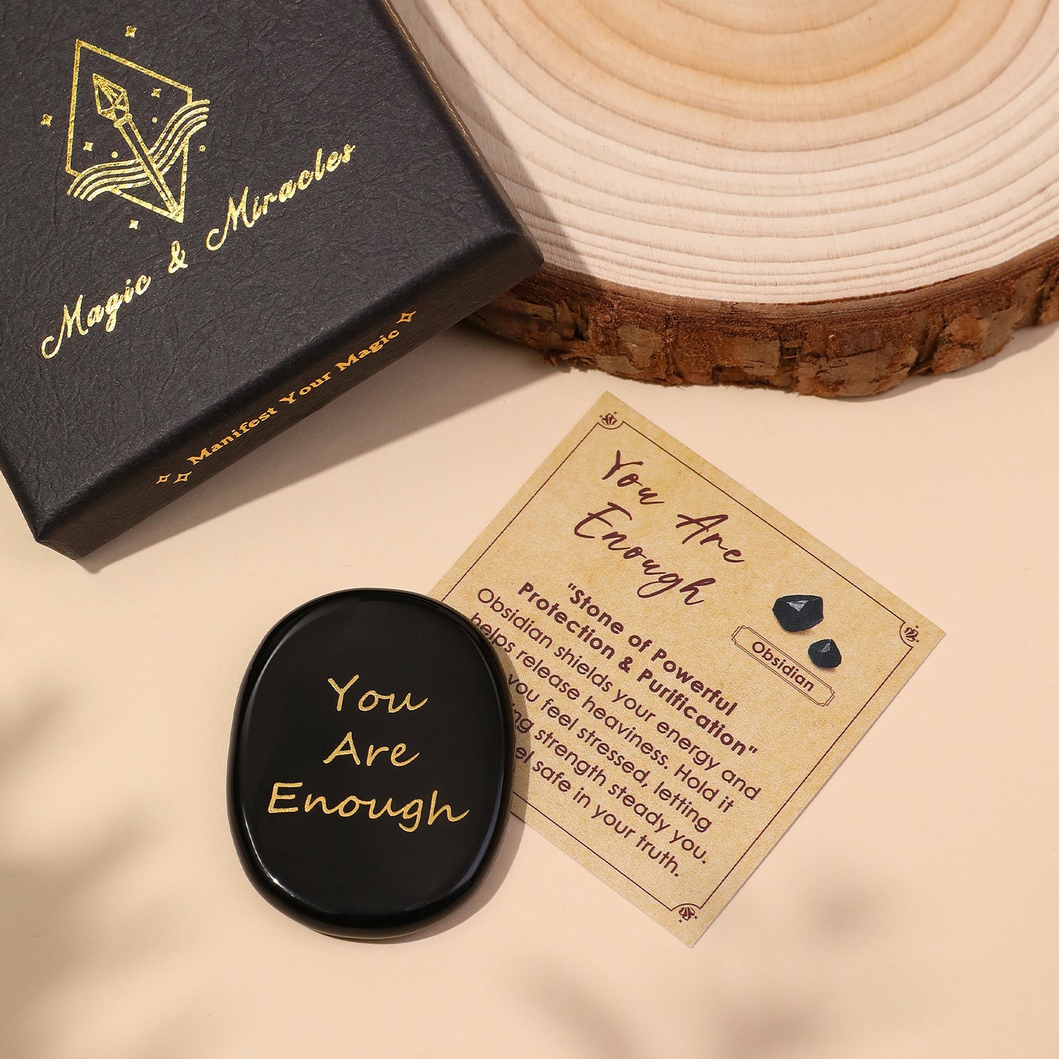 You are Enough Pocket Crystal Stone