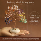 White Jade Base Crystal Tree