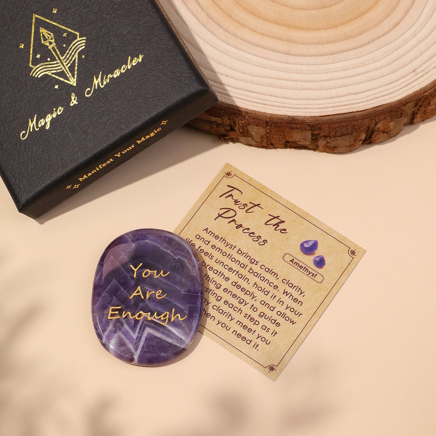 You are Enough Pocket Crystal Stone