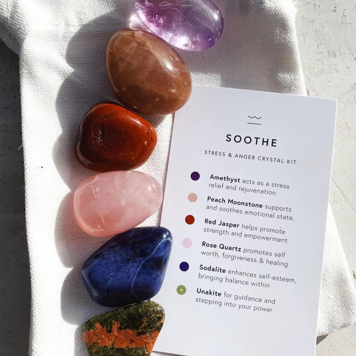 Health Crystal Kit – Wellness & Protection Set