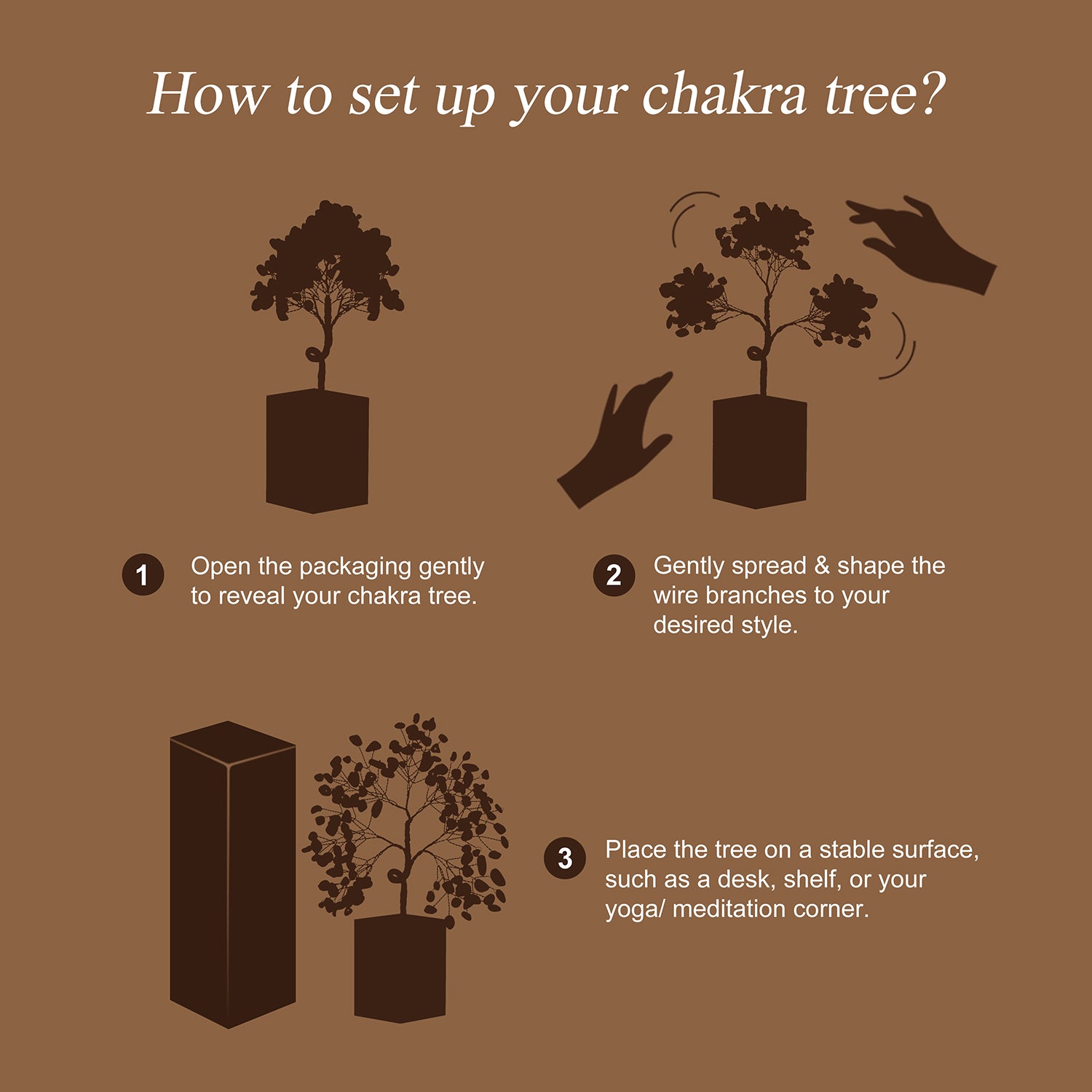 Growing Energy Crystal Tree