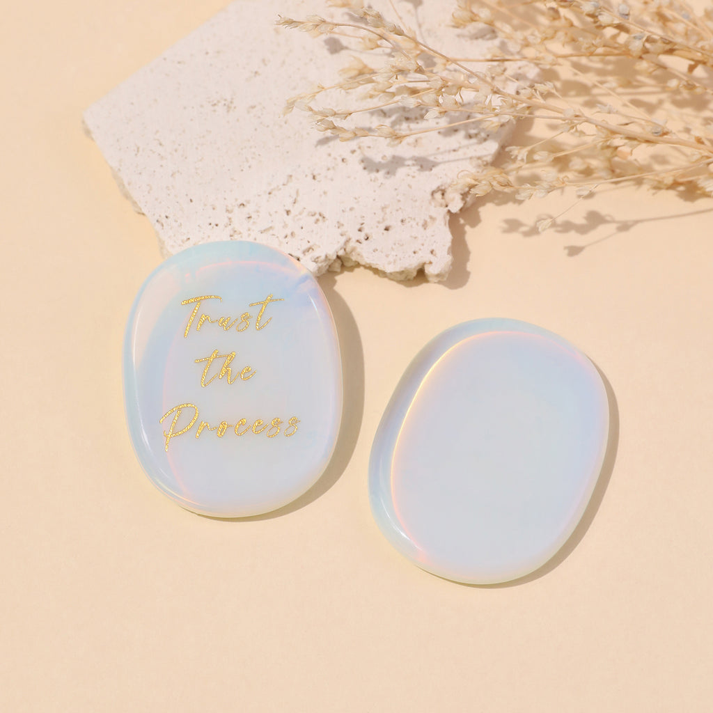 Trust the Process Pocket Crystal Stone
