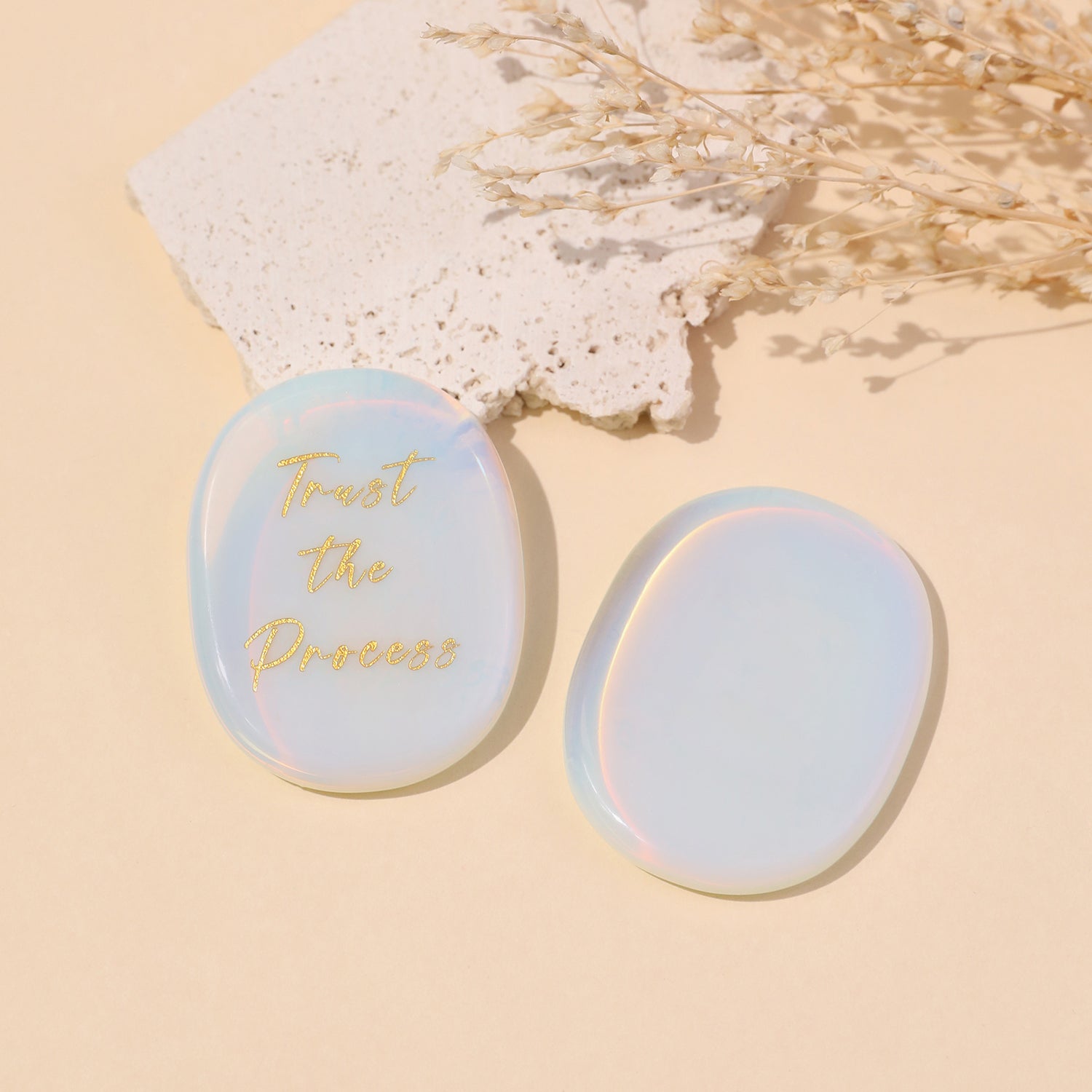 Trust the Process Pocket Crystal Stone