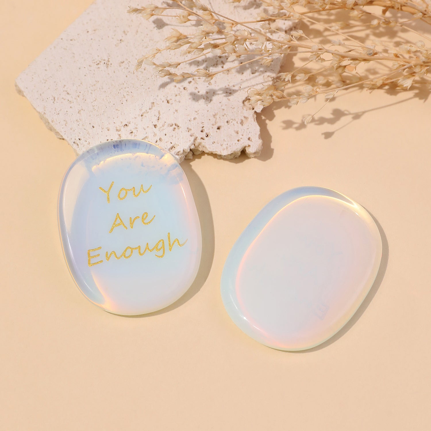 You are Enough Pocket Crystal Stone