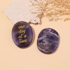One Day at a Time Pocket Crystal Stone