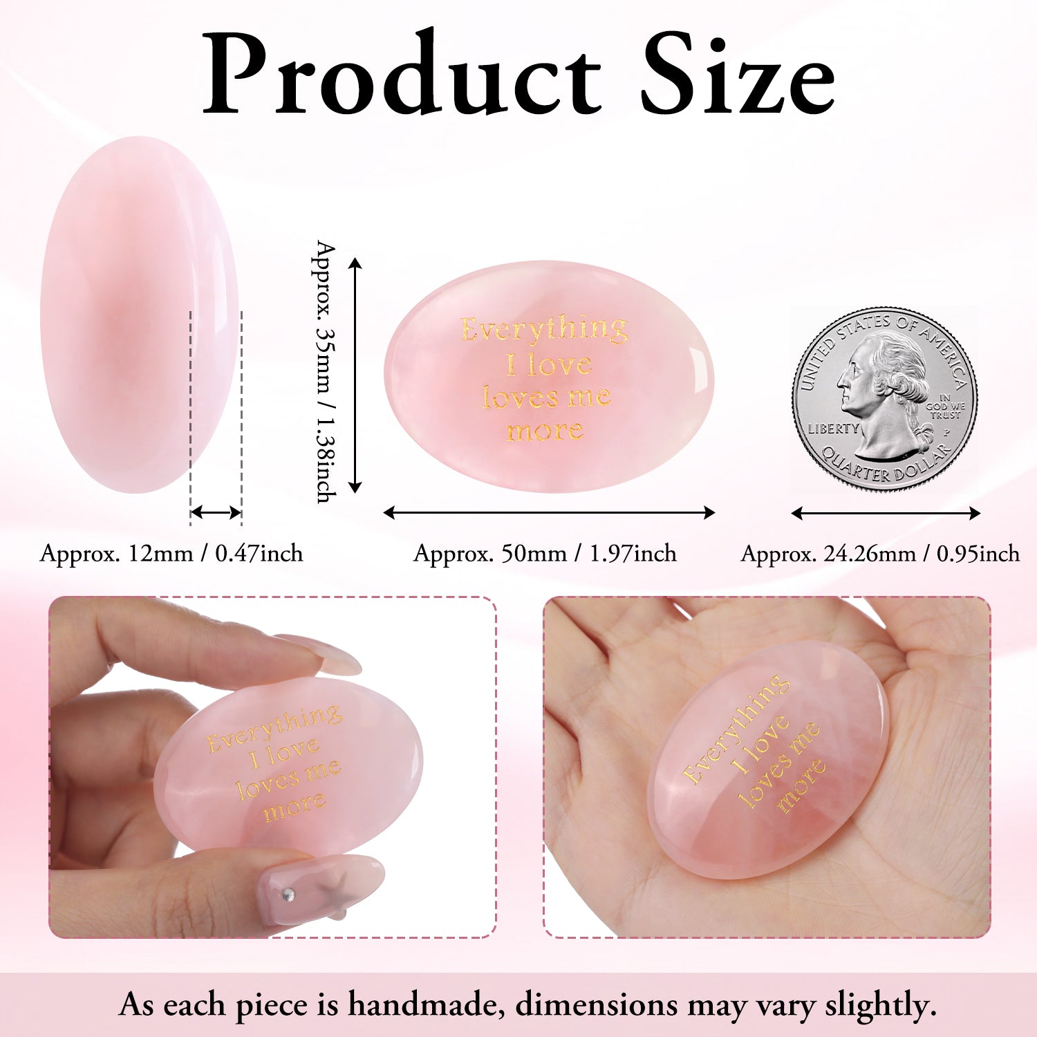 Overflowing Love Pocket Crystal Stone