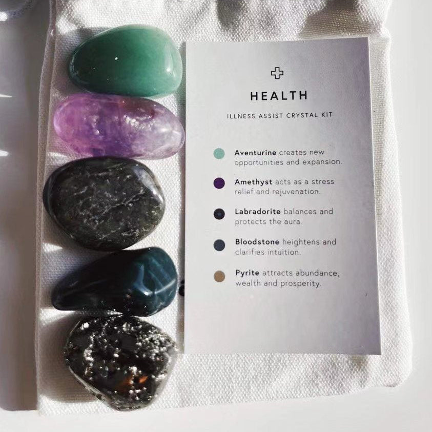 Health Crystal Kit – Wellness & Protection Set