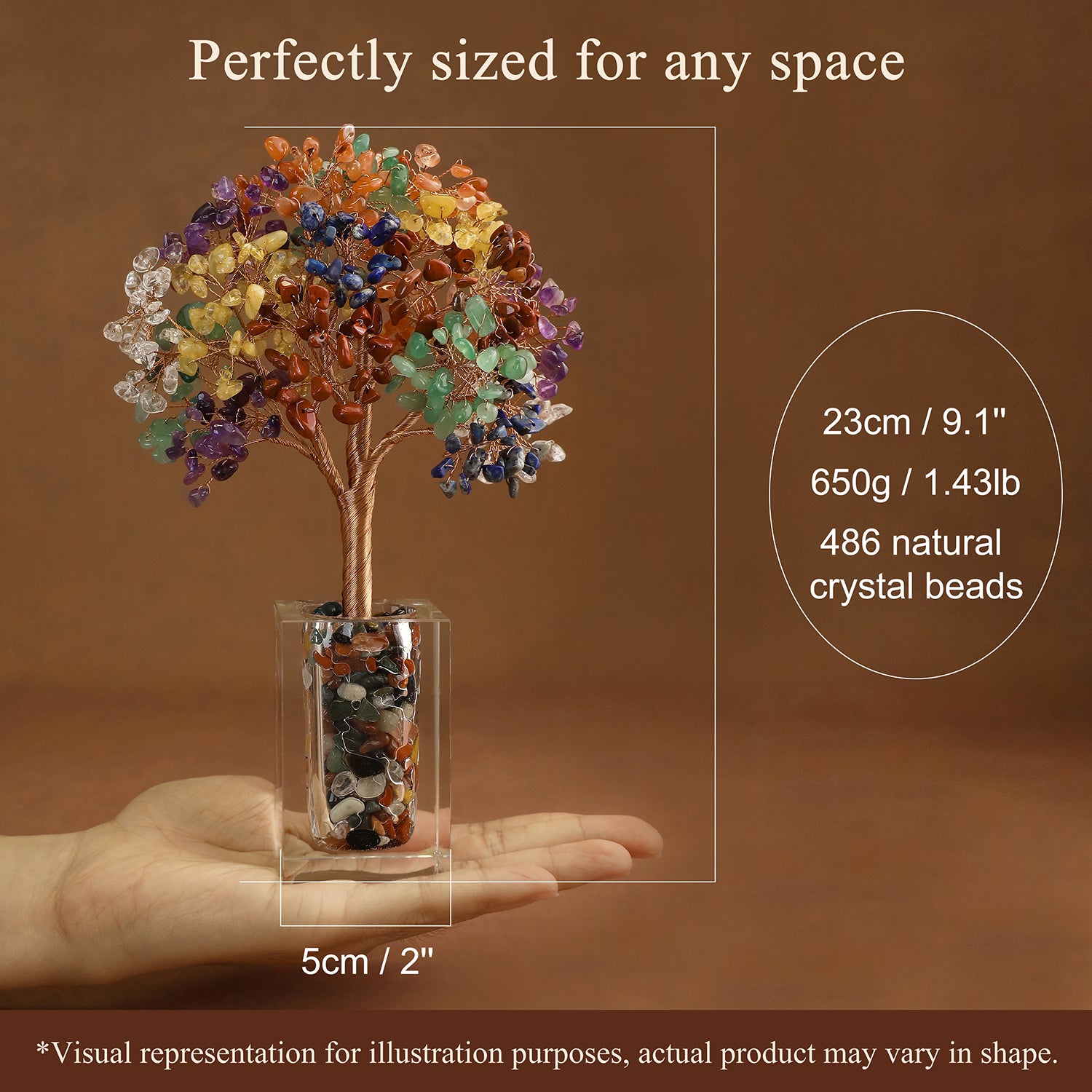 Quiet Elegance Crystal Tree