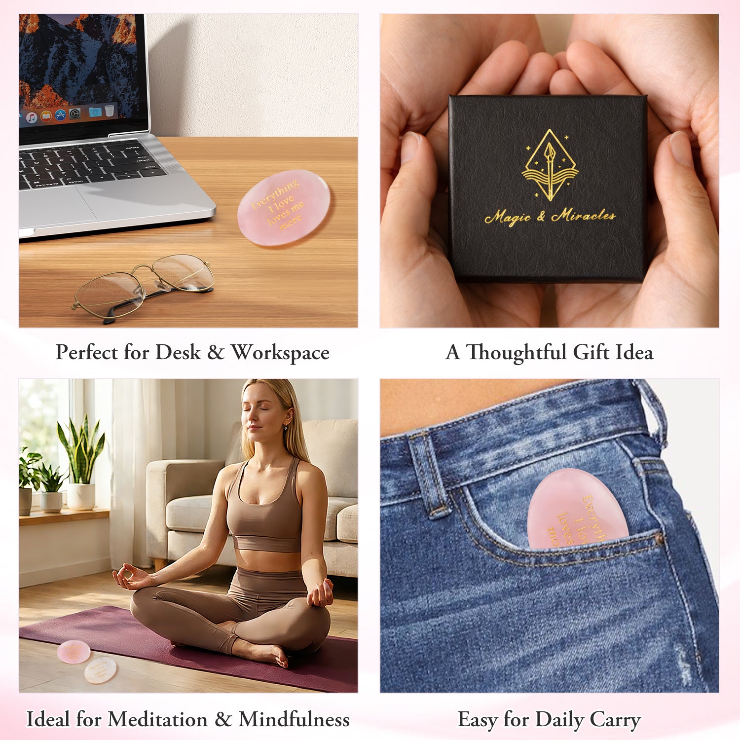 Overflowing Love Pocket Crystal Stone