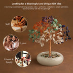 Elegant Jade Base Crystal Tree