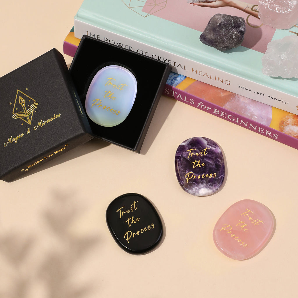 Trust the Process Pocket Crystal Stone