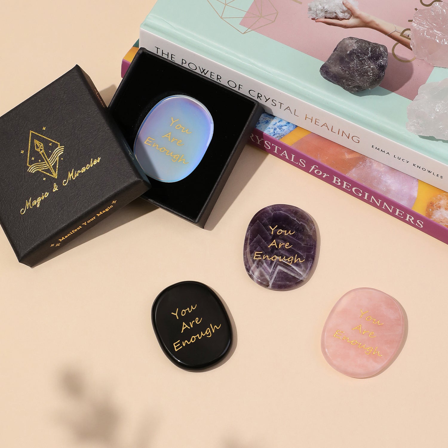 You are Enough Pocket Crystal Stone