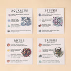 Libra Zodiac Crystal Bracelet & Stone Set