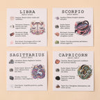 Libra Zodiac Crystal Bracelet & Stone Set