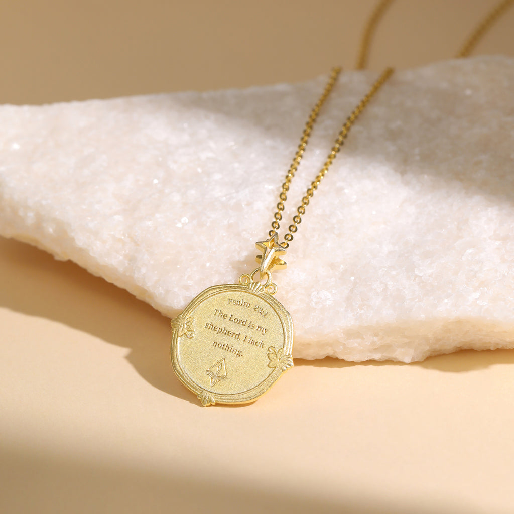 Psalm 23 Shepherd Necklace