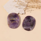 I Want It I Got It Pocket Crystal Stone