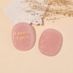 I Want It I Got It Pocket Crystal Stone