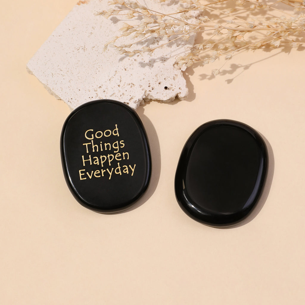 Good Things Happen Everyday Pocket Crystal Stone