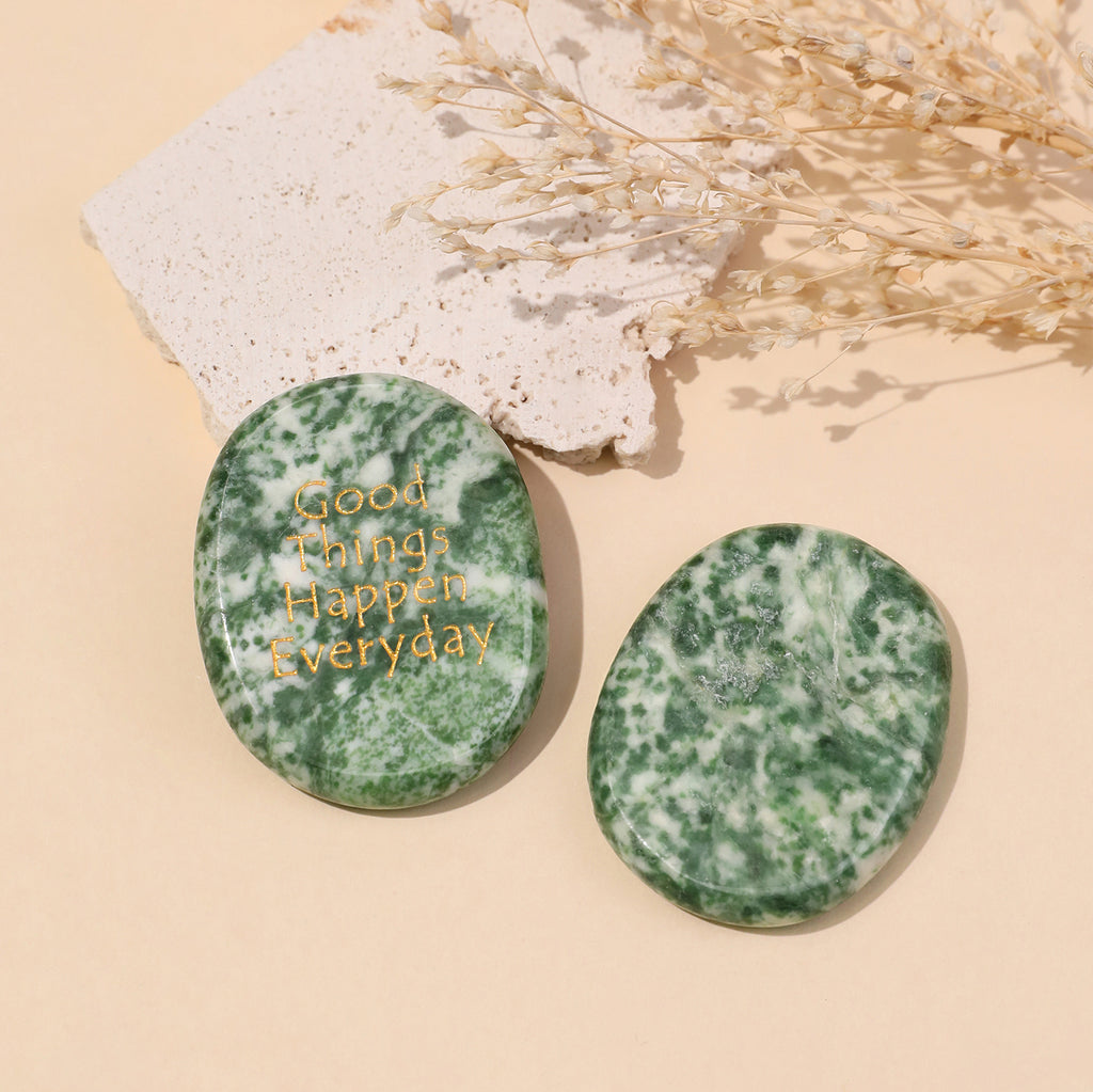 Good Things Happen Everyday Pocket Crystal Stone