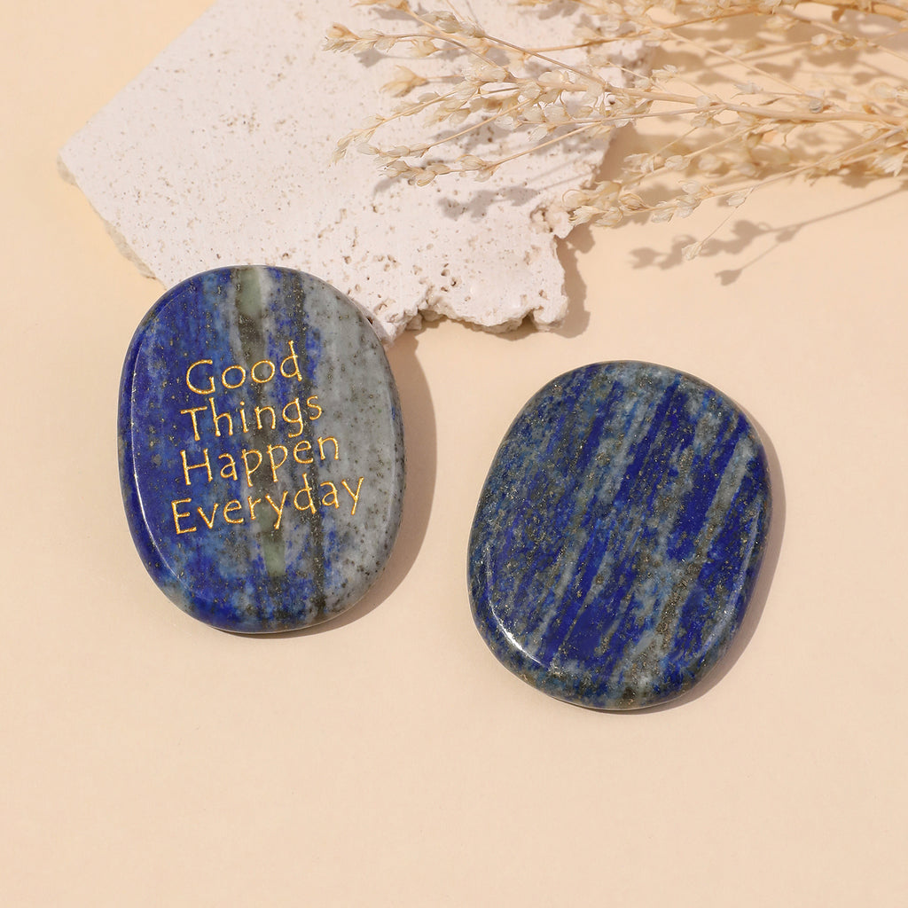 Good Things Happen Everyday Pocket Crystal Stone