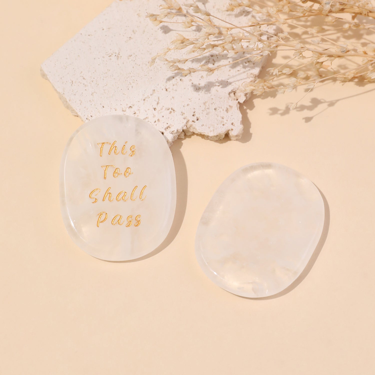 Quiet Strength Pocket Crystal Stone