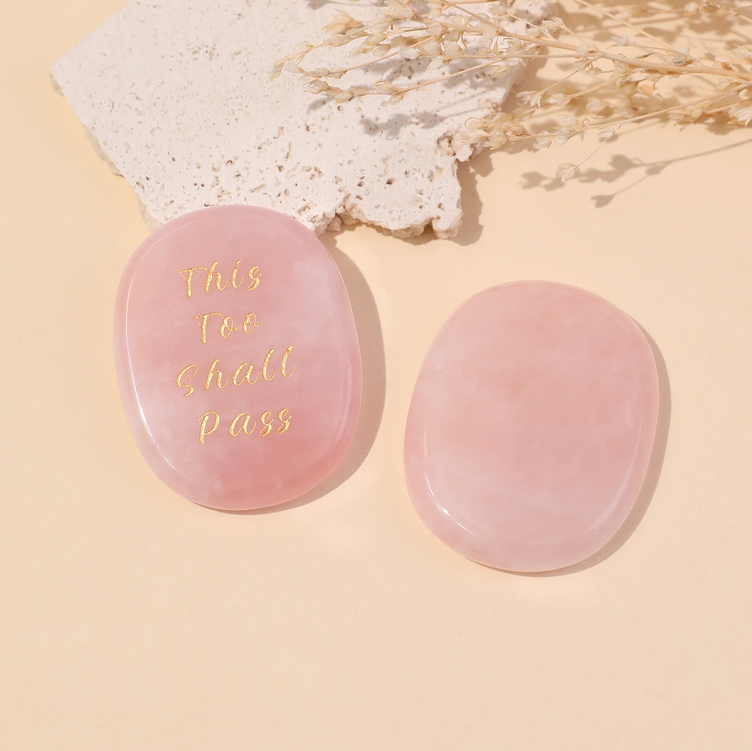 Quiet Strength Pocket Crystal Stone