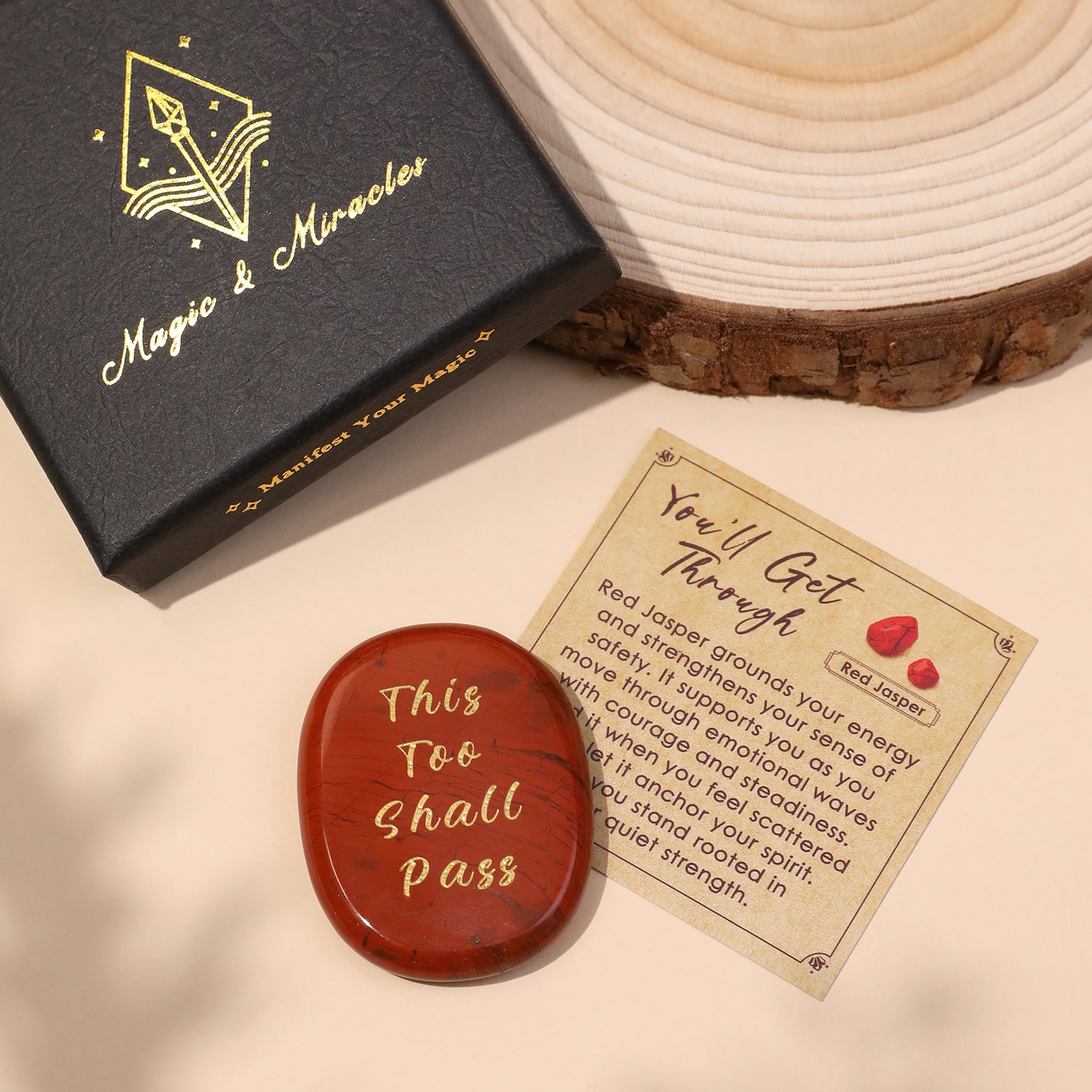 Quiet Strength Pocket Crystal Stone