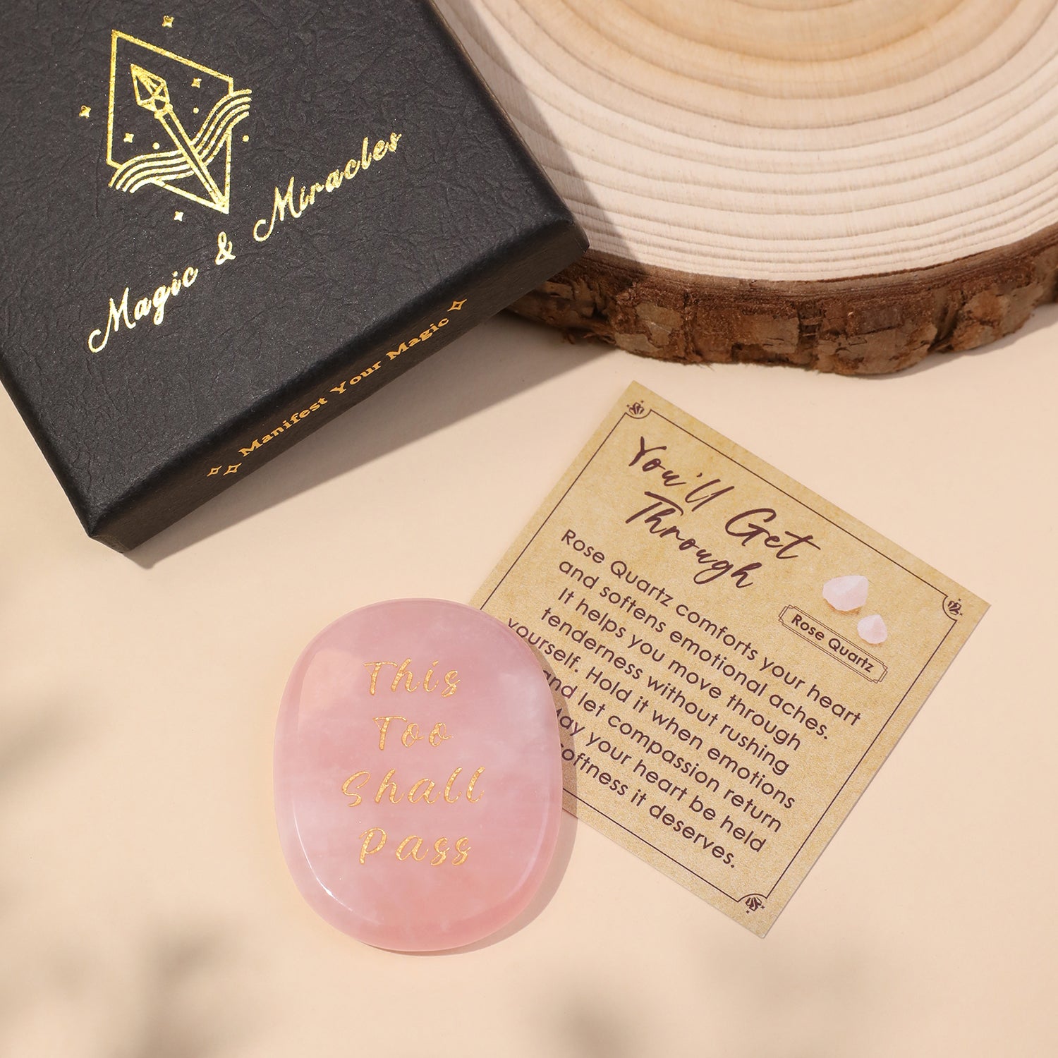 Quiet Strength Pocket Crystal Stone