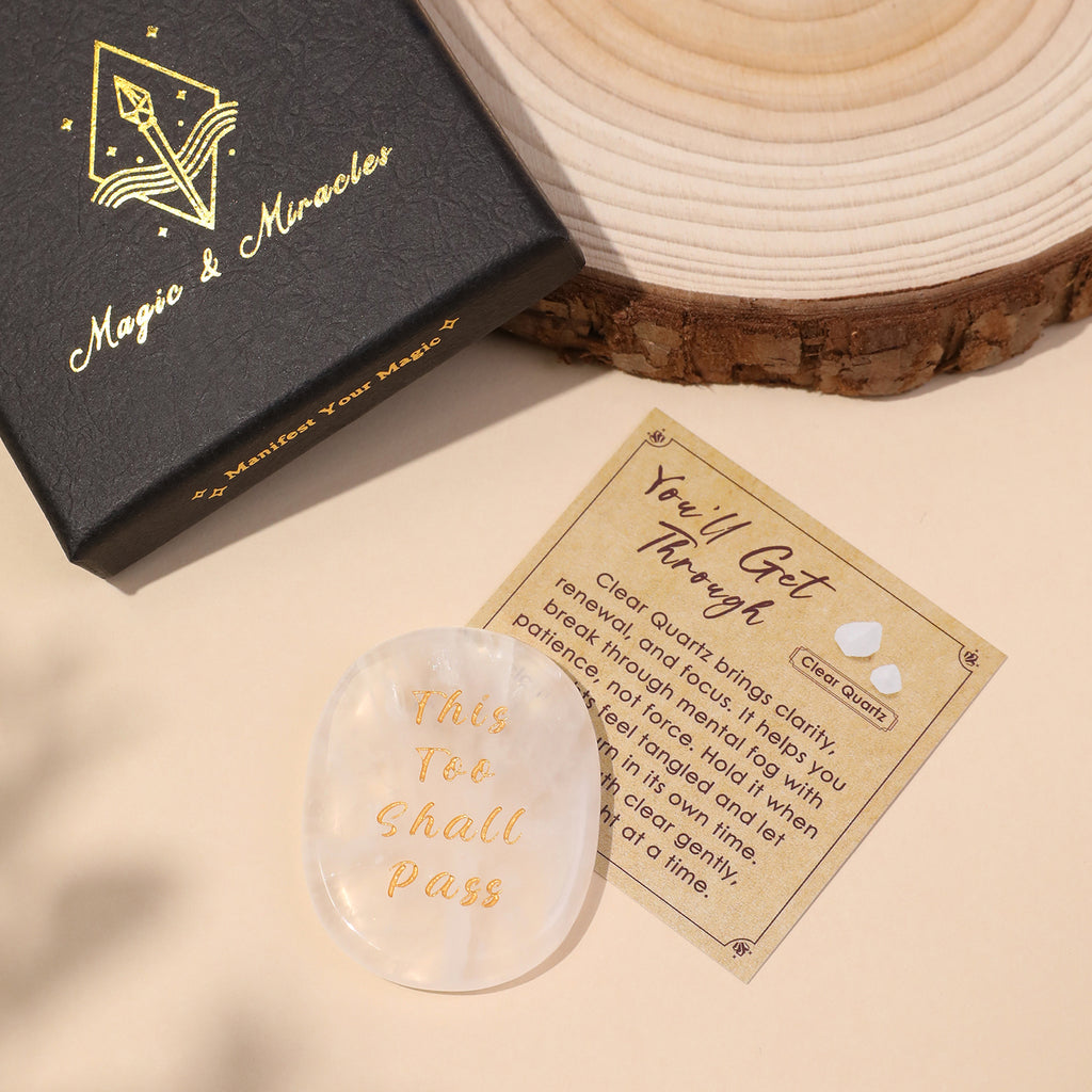 Quiet Strength Pocket Crystal Stone