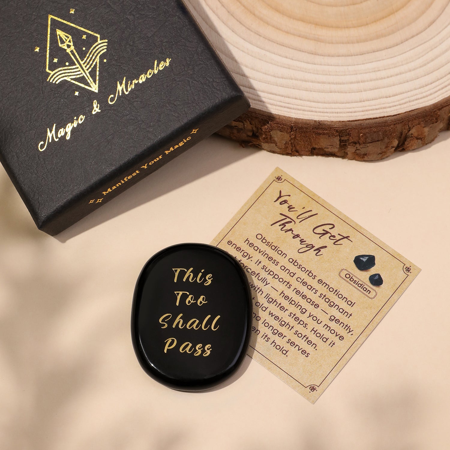 Quiet Strength Pocket Crystal Stone