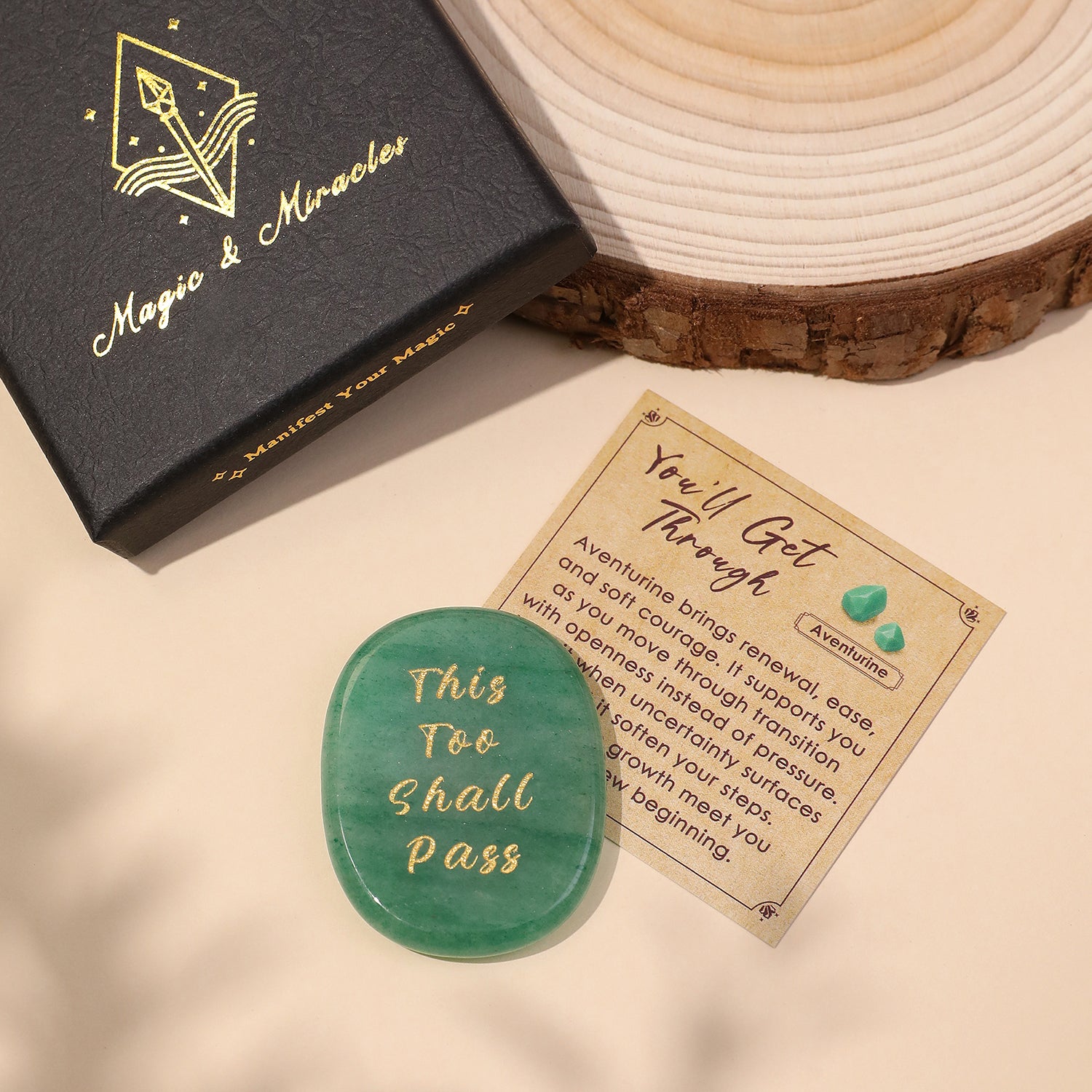 Quiet Strength Pocket Crystal Stone