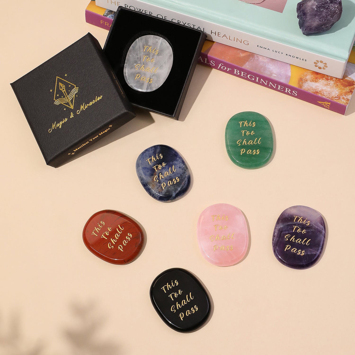 Quiet Strength Pocket Crystal Stone