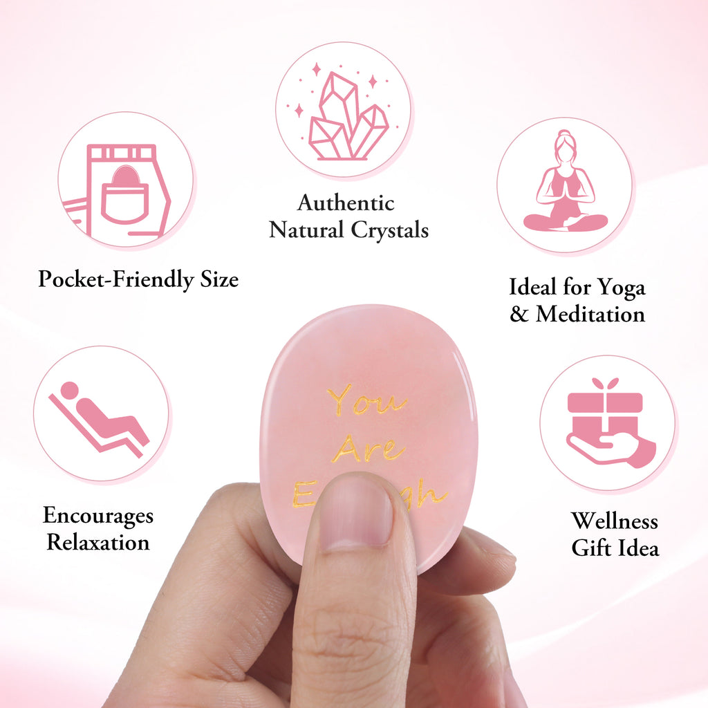 You are Enough Pocket Crystal Stone
